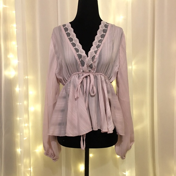 Pink Detailed Blouse - Picture 10 of 12